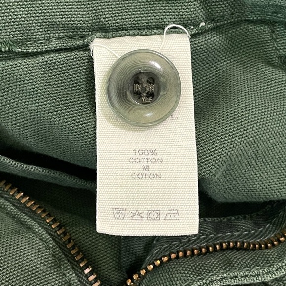 The GREAT. The General Pant Wide Leg Flare High Waist Trouser Pine Green 25 - Picture 15 of 16